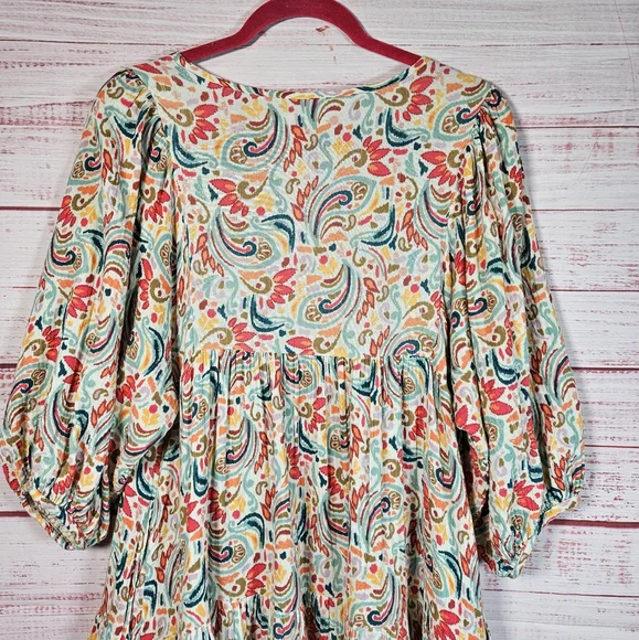 Marine Layer Scarlett Paisley Print Dress - Picture 12 of 16